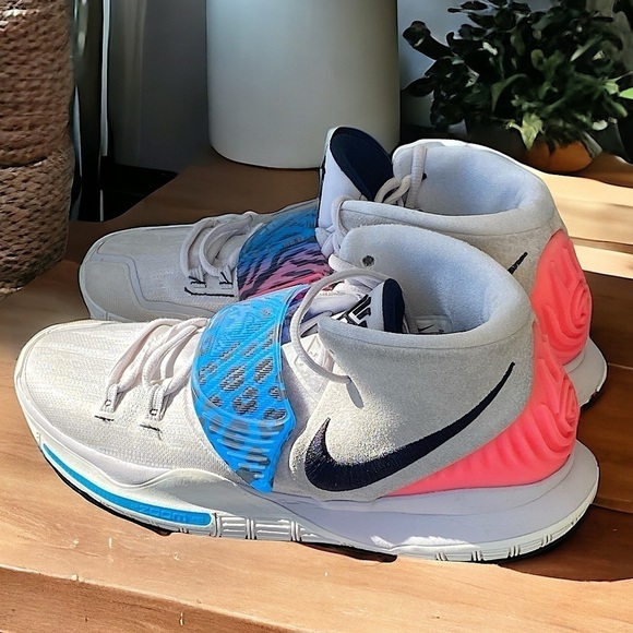 Nike Other - KYRIE ERVIN NIKE 6 Animal Print Mens Sneakers Size 12 Suede Leather Auth…